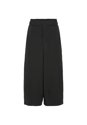House Of The Very Islands Jules seersucker drawstring trousers - Black