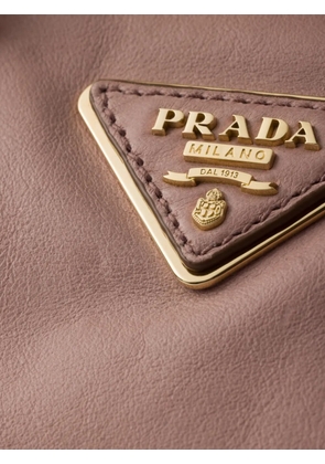 Prada small leather top-handle bag - Pink