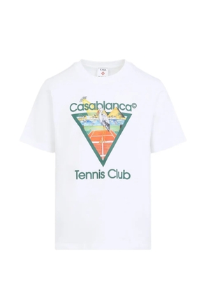 Casablanca Tennis Club graphic-print T-shirt - White
