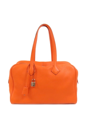 Hermès Pre-Owned 35 Victoria Evercolor tote bag - Orange