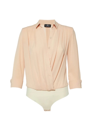 Elisabetta Franchi star-button bodysuit - Orange
