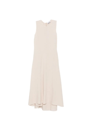 AROVESCIO sleeveless midi dress - Neutrals