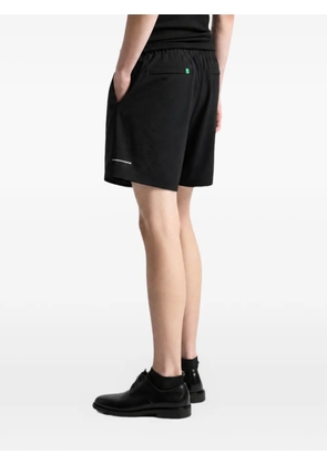 Malbon Golf logo-print drawstring shorts - Black