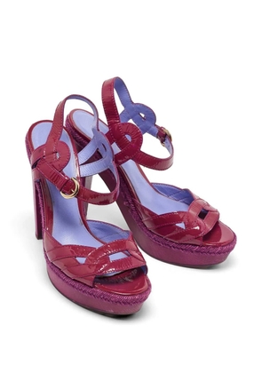 Sergio Rossi Vintage platform sandals - Pink