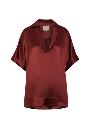 Roksanda Enira satin-finish blouse - Red