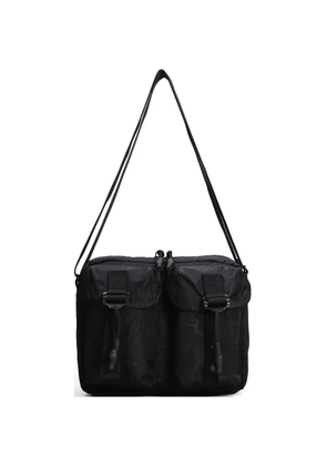 Maharishi A.L.I.C.E embroidered buckle-fastening shoulder bag - Black