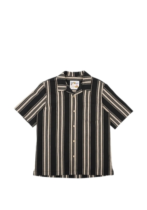Naked and Famous Aloha short-sleeve cotton shirt - Black