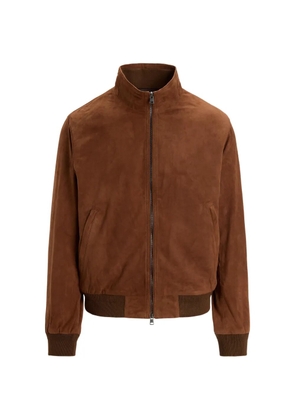 Polo Ralph Lauren suede bomber jacket - Brown
