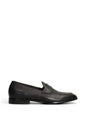 Green George penny loafers - Black