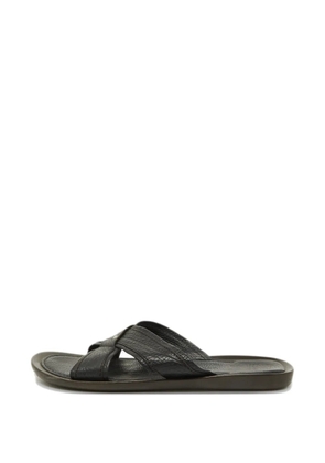 Sergio Rossi cross-strap sandals - Black