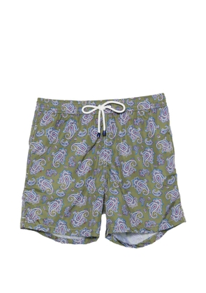 ROSI paisley-print swim shorts - Green