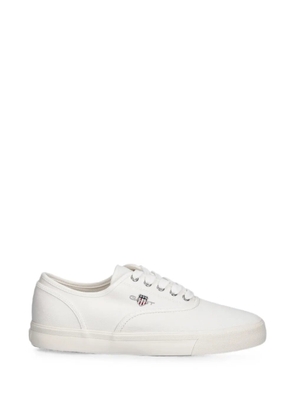 Gant logo-embroidered sneakers - White