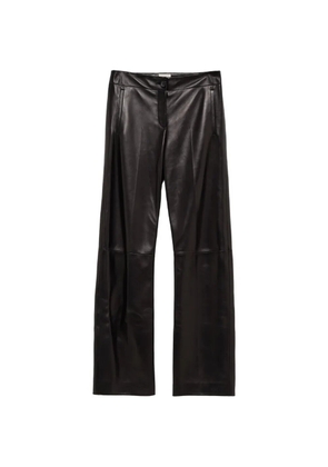 KHAITE Mita leather trousers - Black