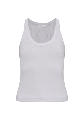rag & bone ribbed-knit racerback tank top - Grey