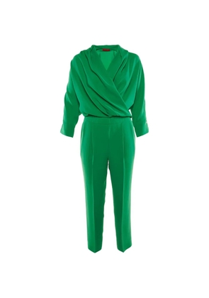 Carolina Herrera Vintage faux-wrap trousers set - Green