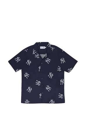 Aimé Leon Dore x New York Yankees logo-print shirt - Blue