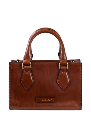 The Bridge leather top-handle tote bag - Brown