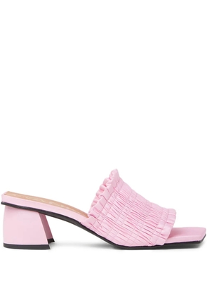 GANNI Smock sandals - Pink