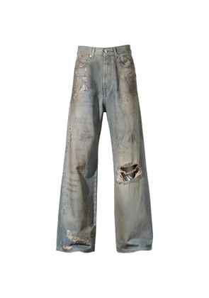 Sex&Jeans Tattoo distressed jeans - Blue