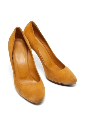 Gucci Pre-Owned round-toe pumps - Yellow
