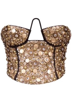 AREA Cluster bustier - Gold