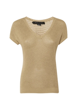 Polo Ralph Lauren Vintage V-neck knitted T-shirt - Neutrals