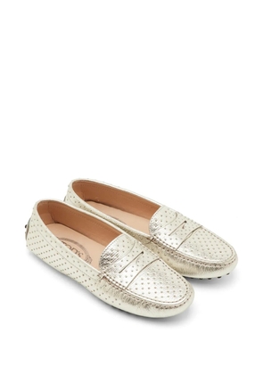 Tod's Vintage Gommino studded loafers - Silver