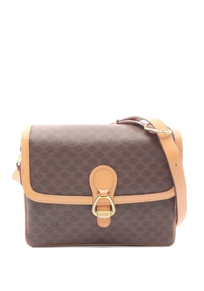 Celine Pre-Owned 2000s Macadam shoulder bag - Brown