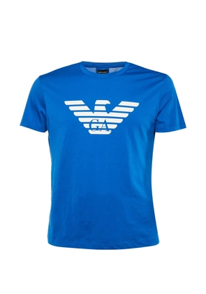 Emporio Armani Pre-Owned logo-print T-shirt - Blue