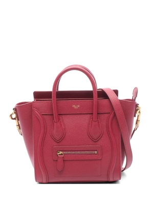 Celine Pre-Owned 2010s Luggage Nano shopper tote bag - Red