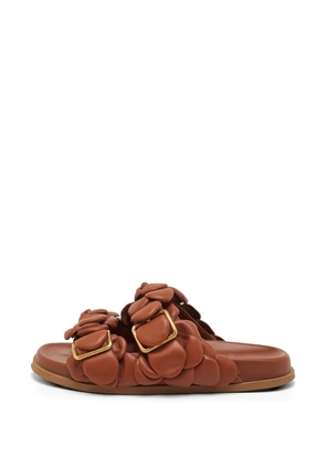 Valentino Garavani Pre-Owned 03 Rose Edition Atelier slide sandals - Brown