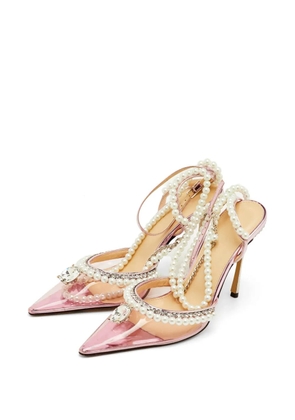 MACH & MACH Diamond of Elizabeth heeled pumps - Pink