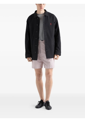 Prada short-sleeved silk sweater - Grey