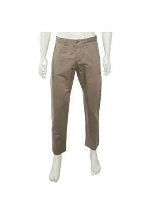 Ermenegildo Zegna Vintage belt-loops straight-leg cotton trousers - Neutrals