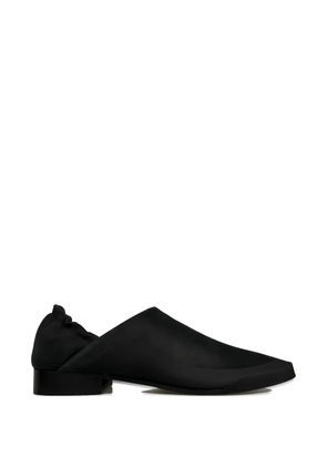 Omar Afridi elasticated-heel boat shoes - Black