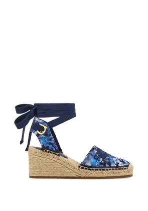Ferragamo Carantion print espadrilles - Blue