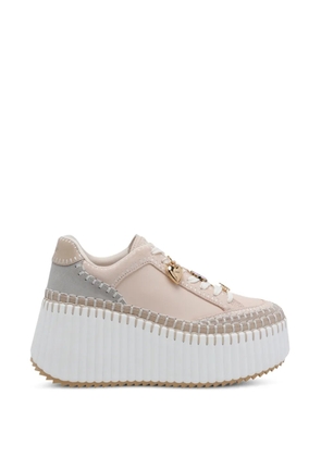 Chloé Nama wedge sneakers - Neutrals