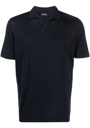 Drumohr open-collar polo shirt - Blue