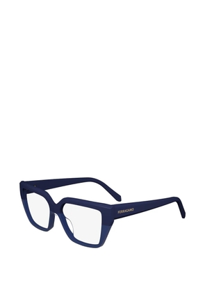 Ferragamo square-frame glasses - Blue