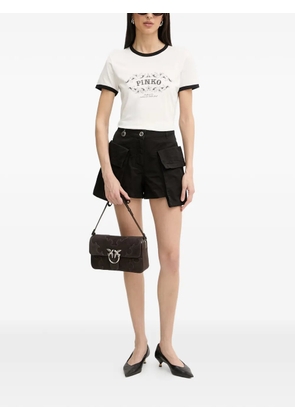 PINKO oversized-pocket shorts - Black