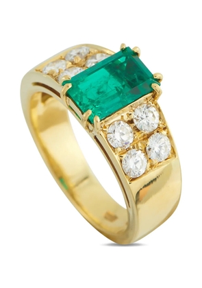 LB Exclusive emerald and diamond ring - Gold