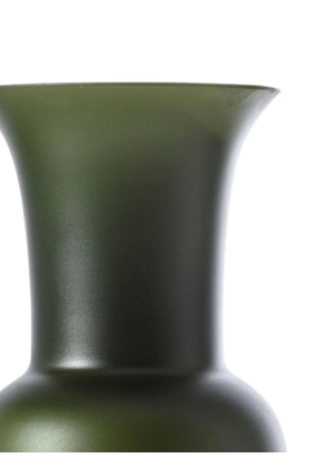 Venini Opalino frosted-glass vase - Green