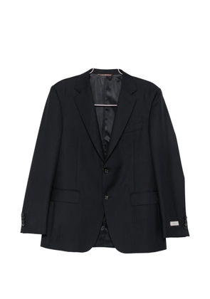 Canali notched-lapel single-breasted suit - Blue