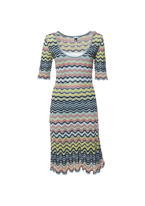 Missoni Pre-Owned wave-patterned Lurex dress - Grey