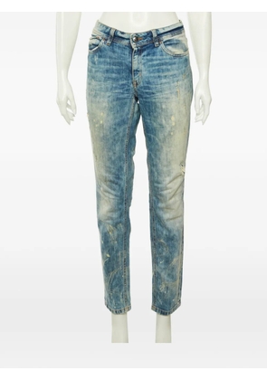Just Cavalli Vintage washed-denim skinny jeans - Blue