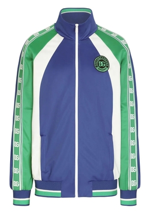 Dolce & Gabbana colour-block track jacket - Blue
