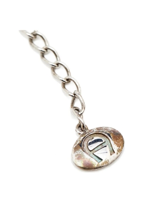 Aigner Vintage logo-charm necklace - Silver