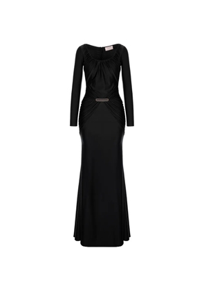 V:PM ATELIER Delia ruched dress - Black