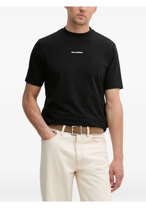 Karl Lagerfeld palm-tree print T-shirt - Black