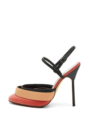 Manolo Blahnik colorblock pointed-toe pumps - Pink